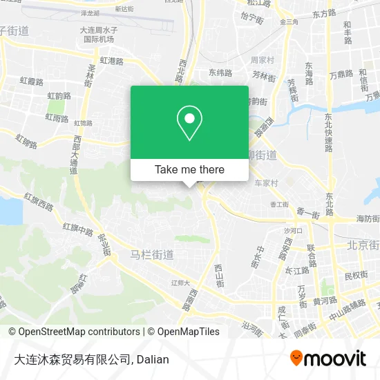 大连沐森贸易有限公司 map