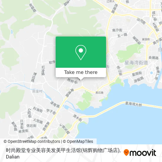 时尚殿堂专业美容美发美甲生活馆(锦辉购物广场店) map