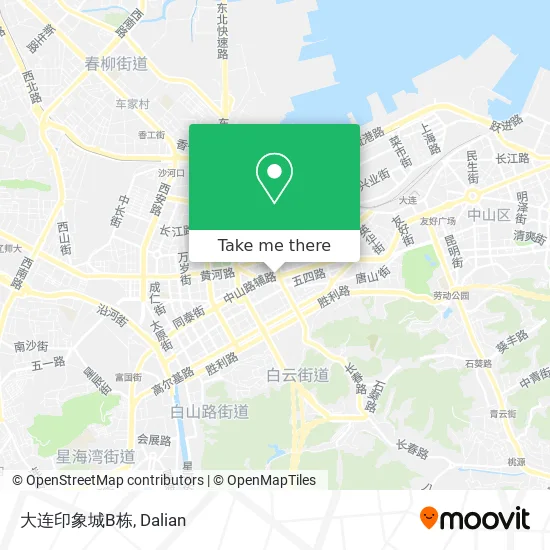 大连印象城B栋 map