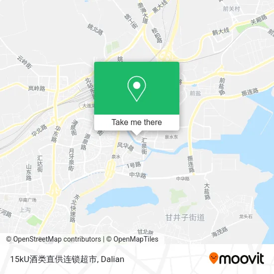 15kU酒类直供连锁超市 map