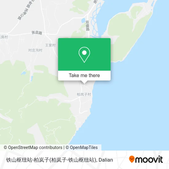 铁山枢纽站-柏岚子 map