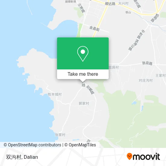双沟村 map