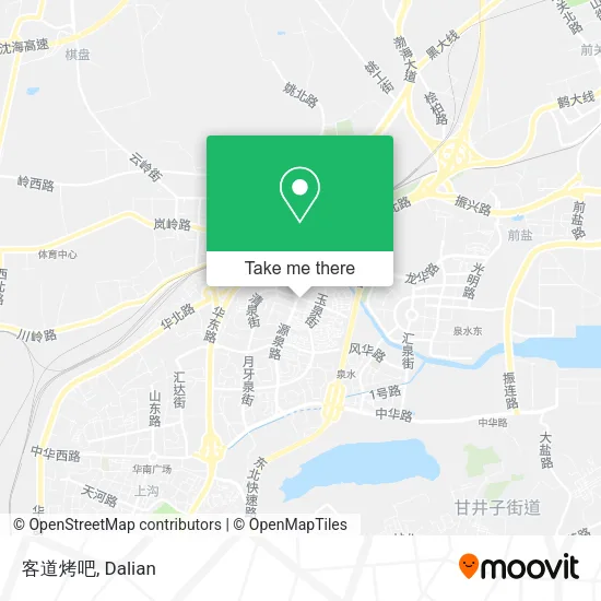 客道烤吧 map