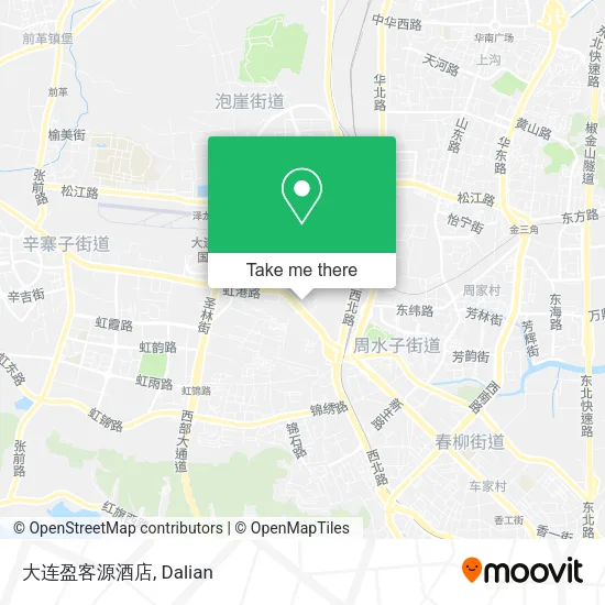 大连盈客源酒店 map