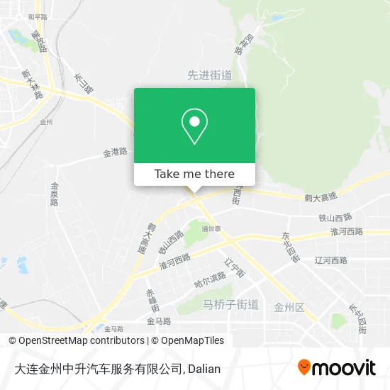 大连金州中升汽车服务有限公司 map