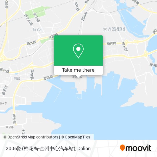 2006路(棉花岛-金州中心汽车站) map