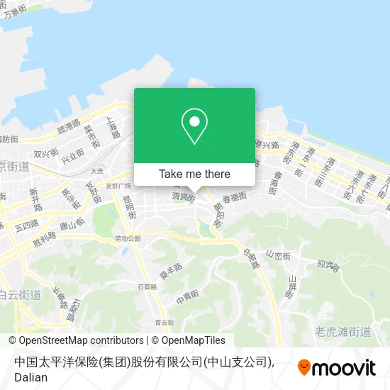 中国太平洋保险(集团)股份有限公司(中山支公司) map