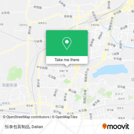 恒泰包装制品 map