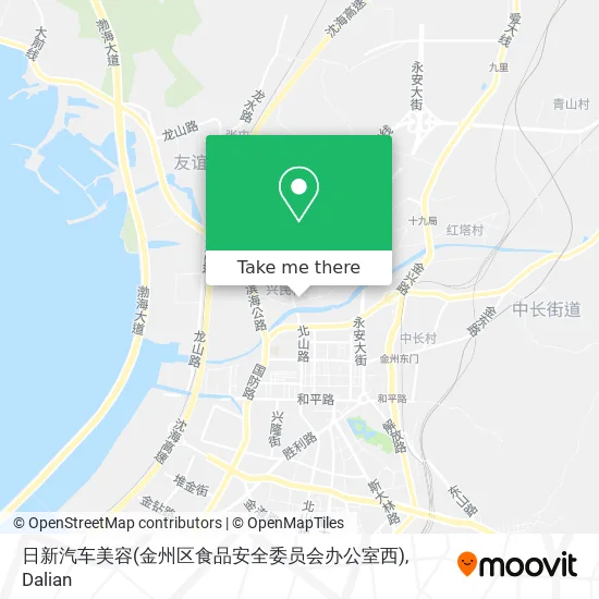 日新汽车美容(金州区食品安全委员会办公室西) map
