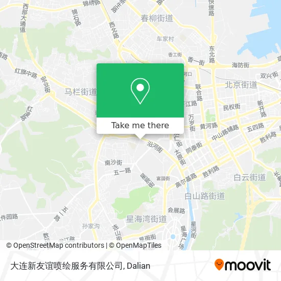 大连新友谊喷绘服务有限公司 map