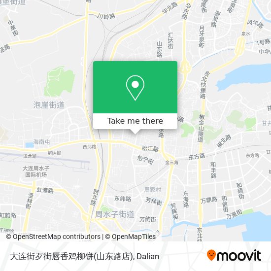 大连街歹街唇香鸡柳饼(山东路店) map