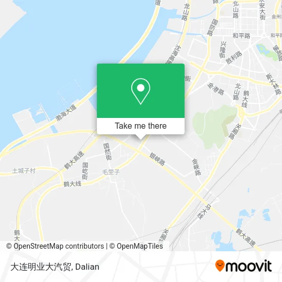大连明业大汽贸 map