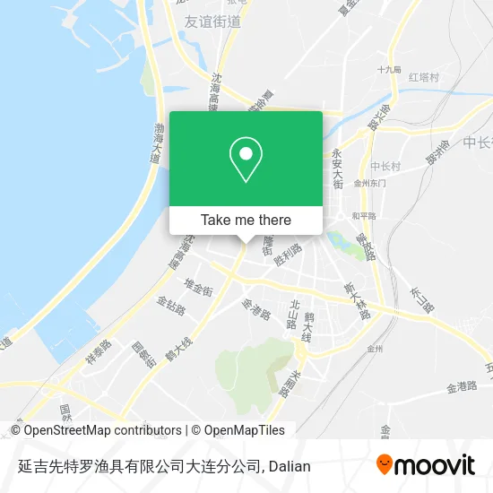 延吉先特罗渔具有限公司大连分公司 map