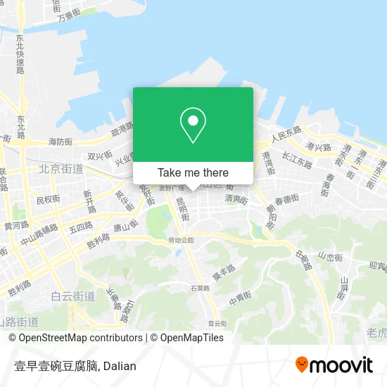 壹早壹碗豆腐脑 map