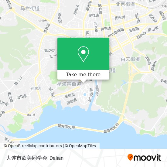 大连市欧美同学会 map