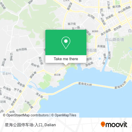 星海公园停车场-入口 map