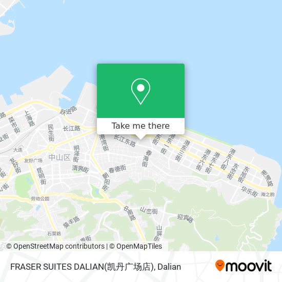 FRASER SUITES DALIAN(凯丹广场店) map
