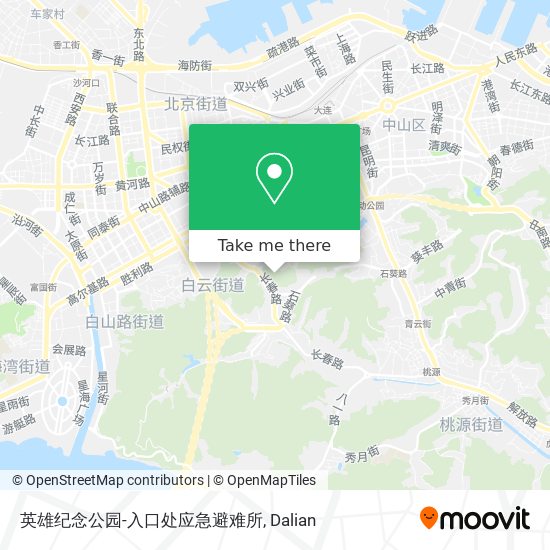 英雄纪念公园-入口处应急避难所 map