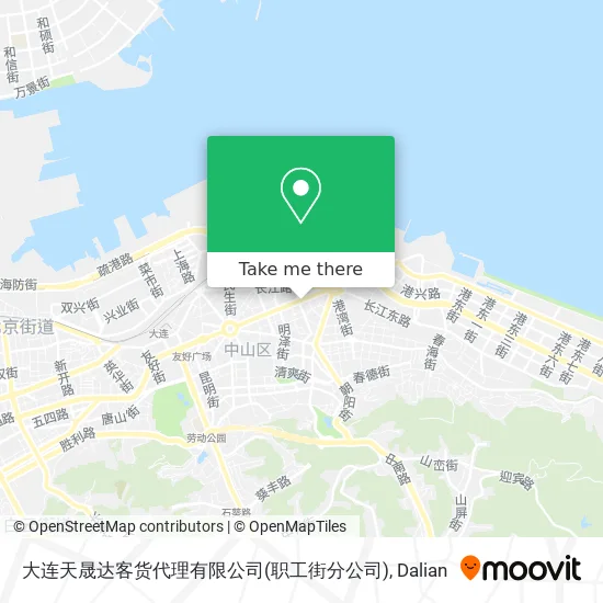 大连天晟达客货代理有限公司(职工街分公司) map