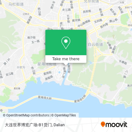 大连世界博览广场-B1货门 map