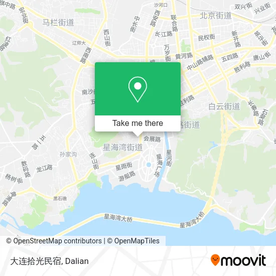 大连拾光民宿 map