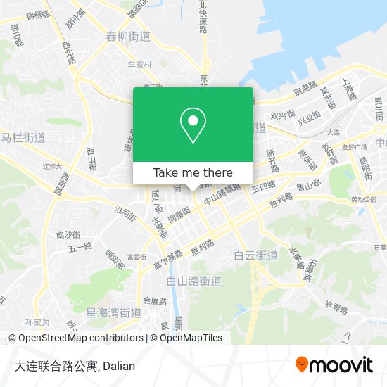 大连联合路公寓 map