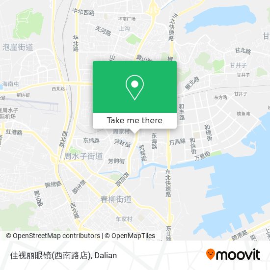 佳视丽眼镜(西南路店) map