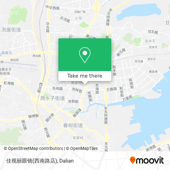 佳视丽眼镜(西南路店) map