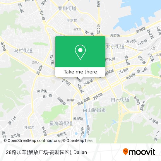 28路加车(解放广场-高新园区) map