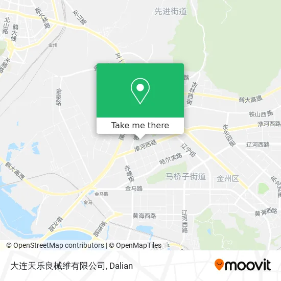 大连天乐良械维有限公司 map