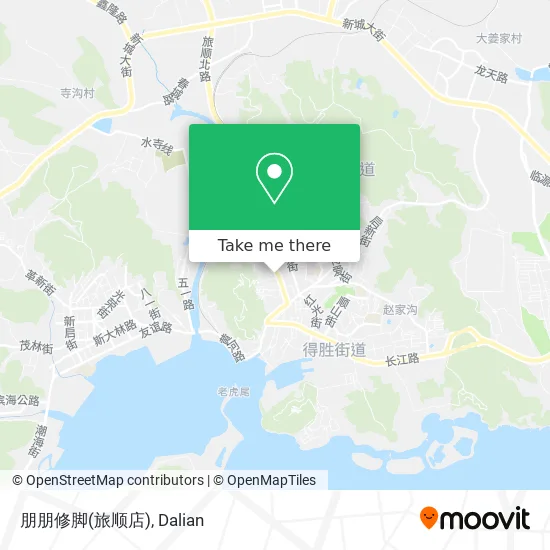 朋朋修脚(旅顺店) map