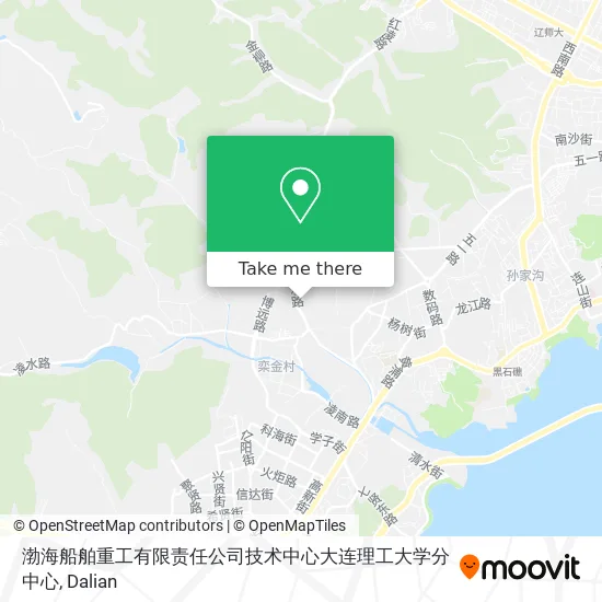 渤海船舶重工有限责任公司技术中心大连理工大学分中心 map