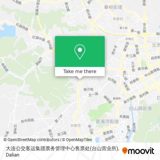 大连公交客运集团票务管理中心售票处(台山营业所) map
