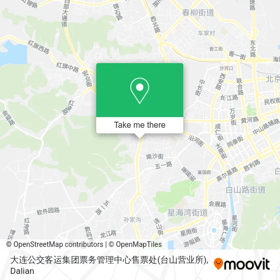 大连公交客运集团票务管理中心售票处(台山营业所) map