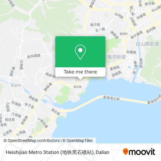 Heishijiao Metro Station (地铁黑石礁站) map
