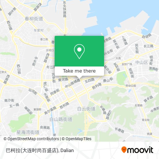 巴柯拉(大连时尚百盛店) map