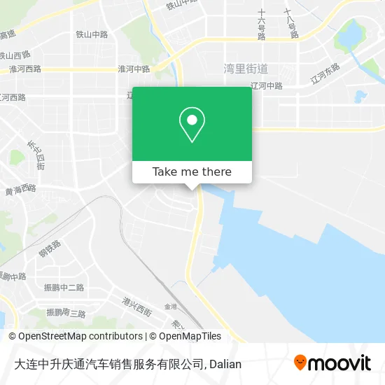 大连中升庆通汽车销售服务有限公司 map
