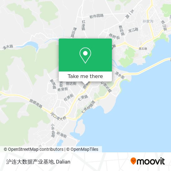 沪连大数据产业基地 map
