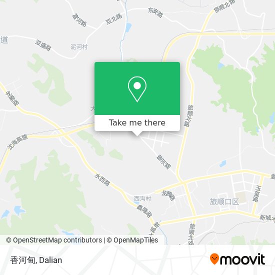 香河甸 map