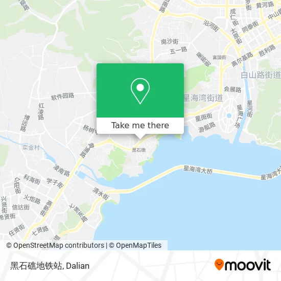 黑石礁地铁站 map