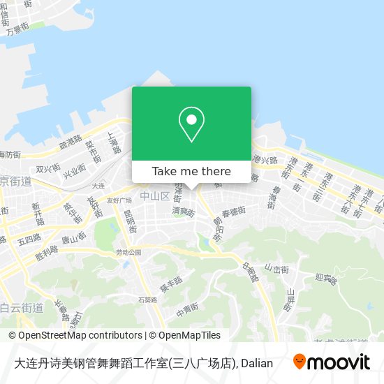 大连丹诗美钢管舞舞蹈工作室(三八广场店) map