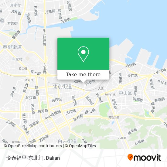 悦泰福里-东北门 map