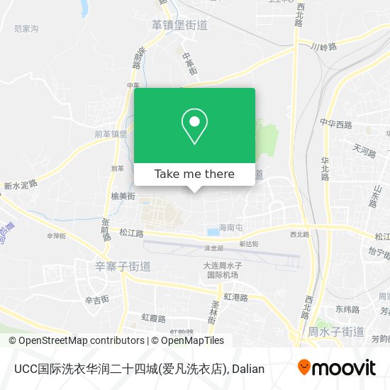 UCC国际洗衣华润二十四城(爱凡洗衣店) map
