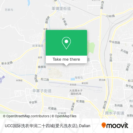 UCC国际洗衣华润二十四城(爱凡洗衣店) map