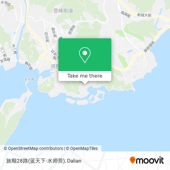 旅顺28路(蓝天下-水师营) map