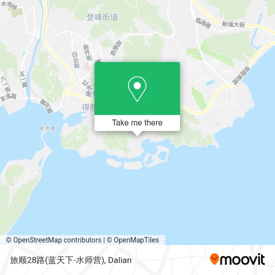 旅顺28路(蓝天下-水师营) map