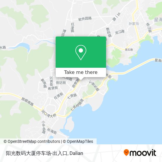 阳光数码大厦停车场-出入口 map
