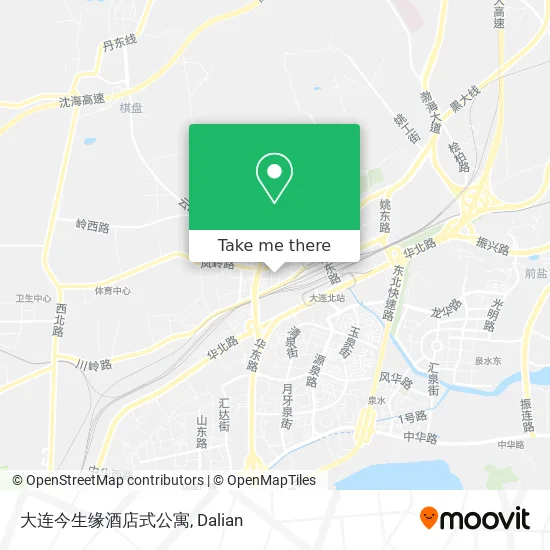 大连今生缘酒店式公寓 map