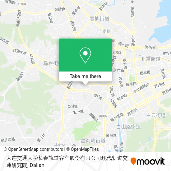 大连交通大学长春轨道客车股份有限公司现代轨道交通研究院 map