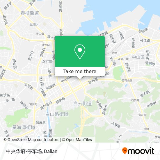 中央华府-停车场 map